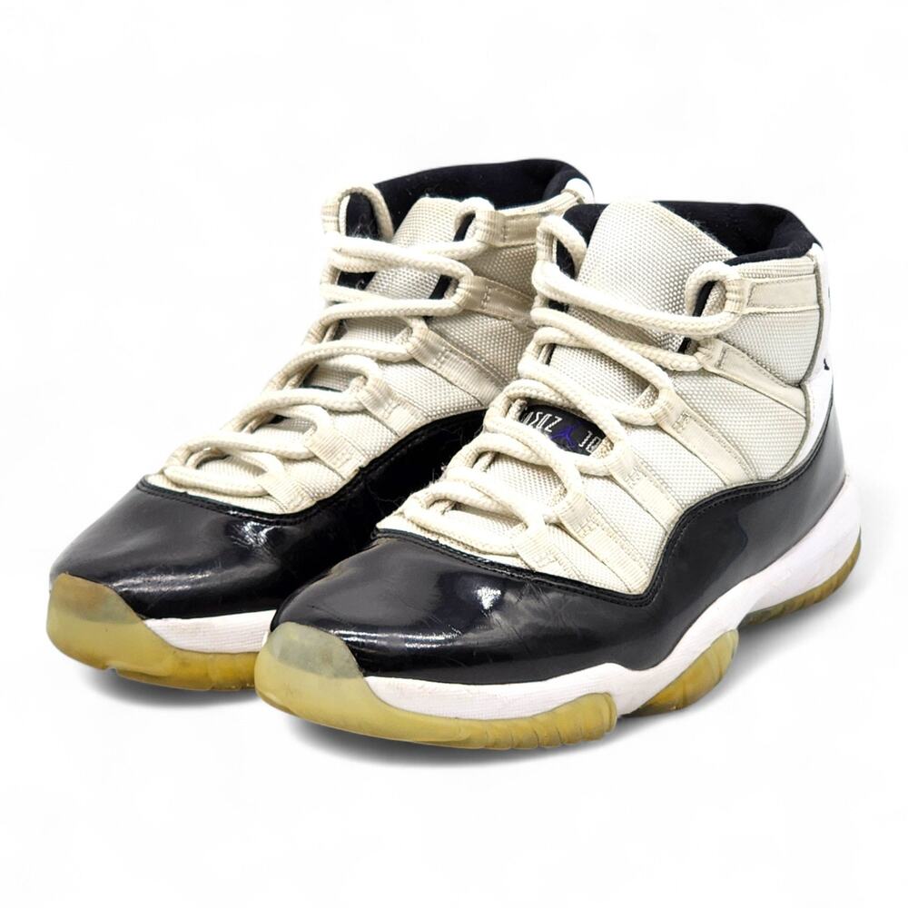Jordan Retro 11 2018 Sneakers 378037-100 Concord 45 Black US 8 - Rare
